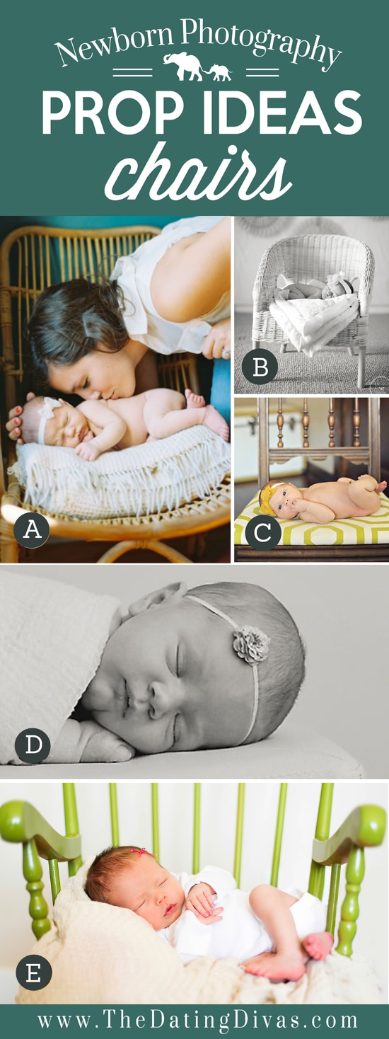 newborn photography chair
