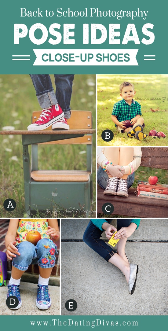 Close-up of shots of your children's shoes before heading to school | The Dating Divas