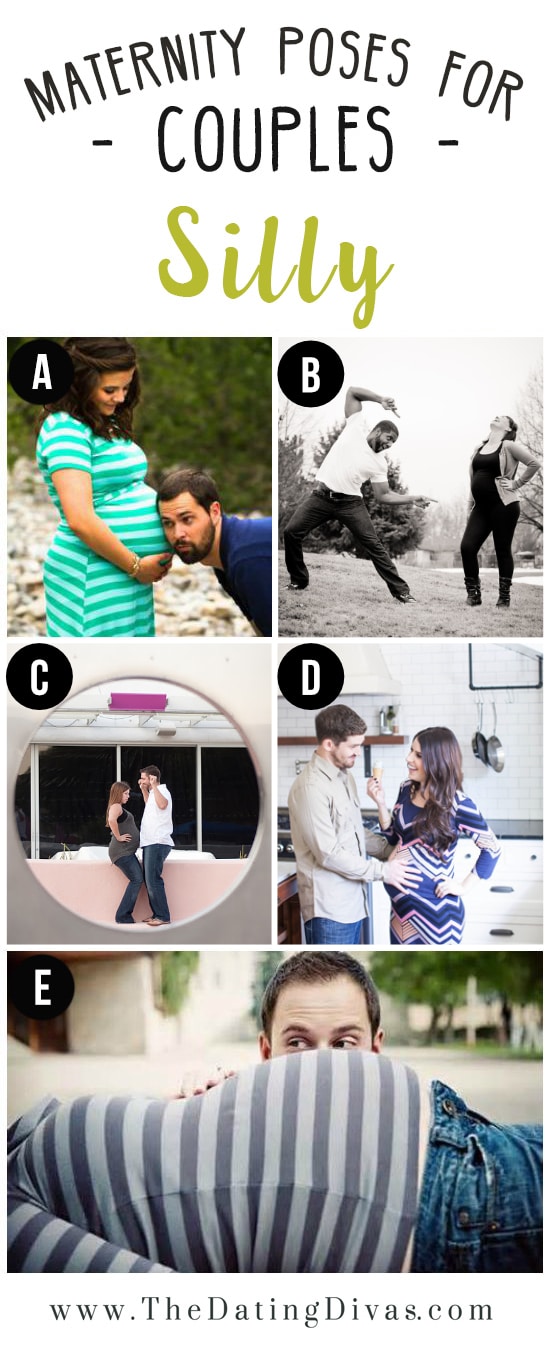 Funny Maternity Picture Ideas For Couples 