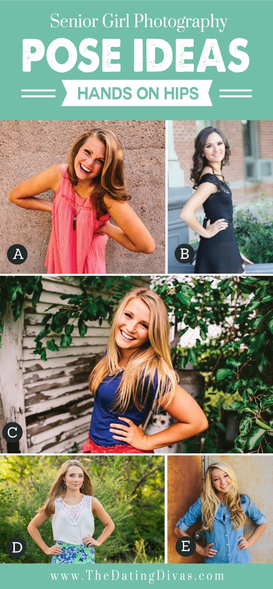 High school senior girls posing for the camera with hands on their hips | The Dating Divas