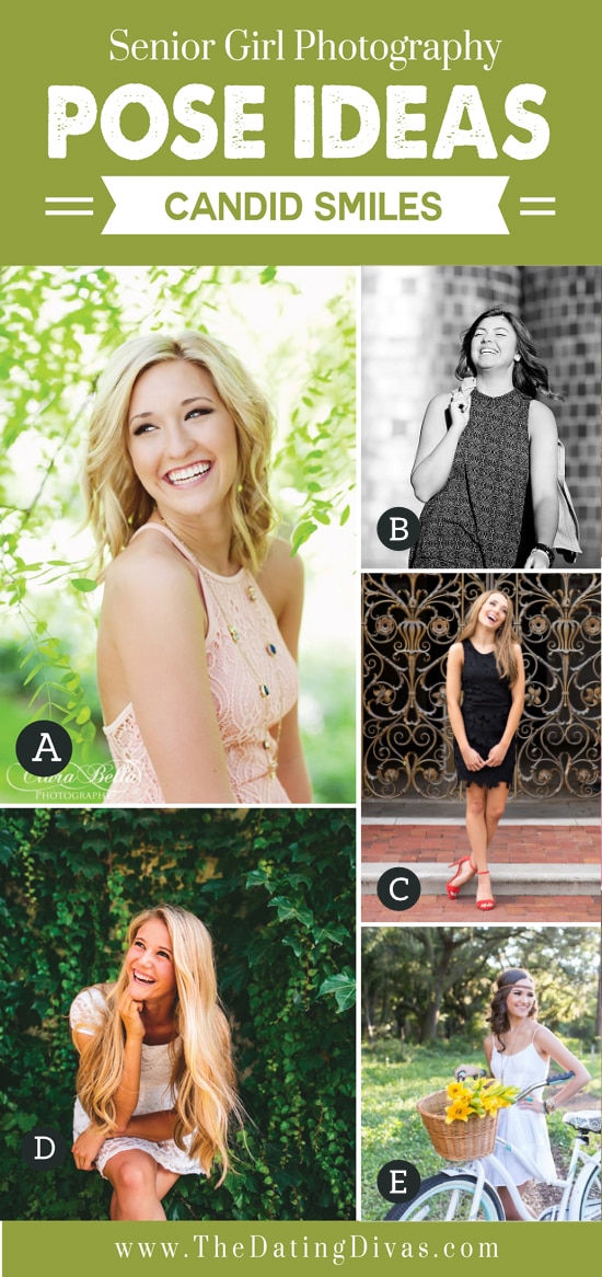 A variety of poses for senior year photoshoot | The Dating Divas