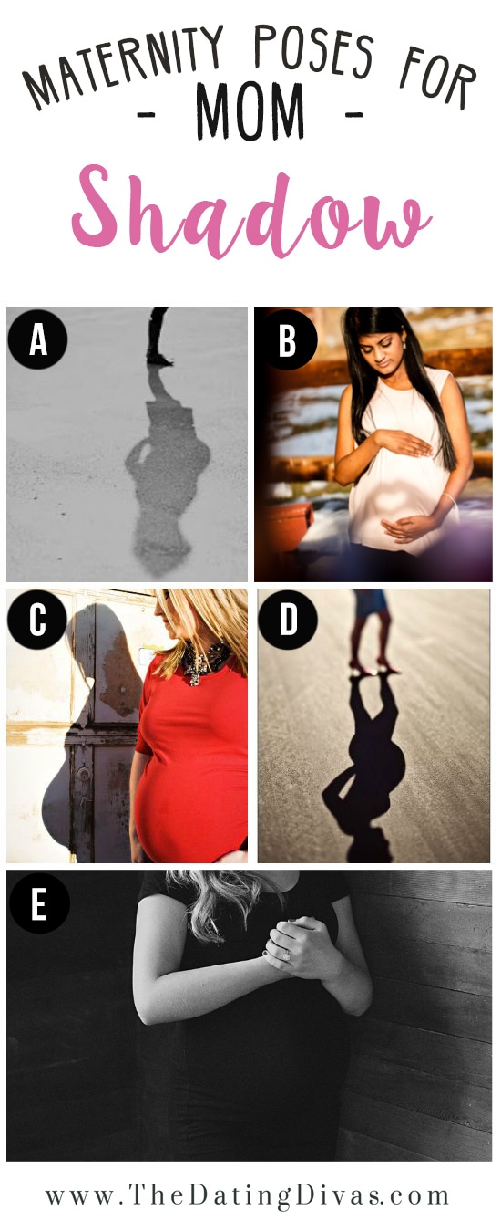 Maternity Pictures that Show Woman's Shadow 