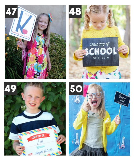 List of free Back to School printables that are perfect for young kids | The Dating Divas 