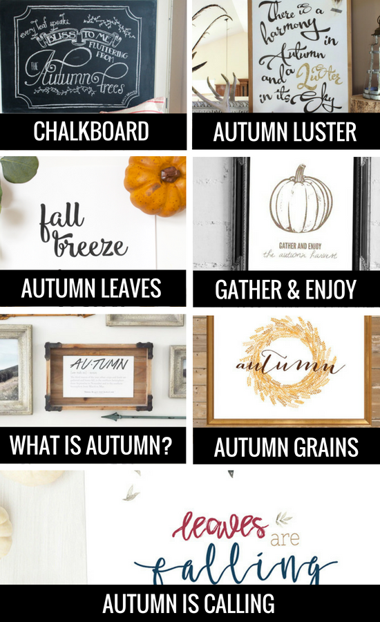 65 Fall Printables and Free Fall Decorating Ideas - The Dating Divas