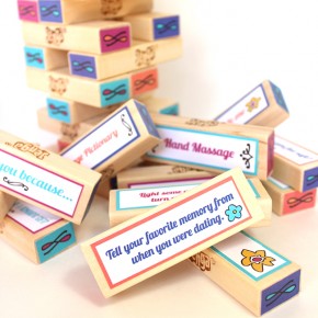 Jenga Love Game Blocks