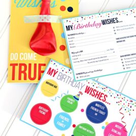 Birthday Questionnaire For Spouse and Kids