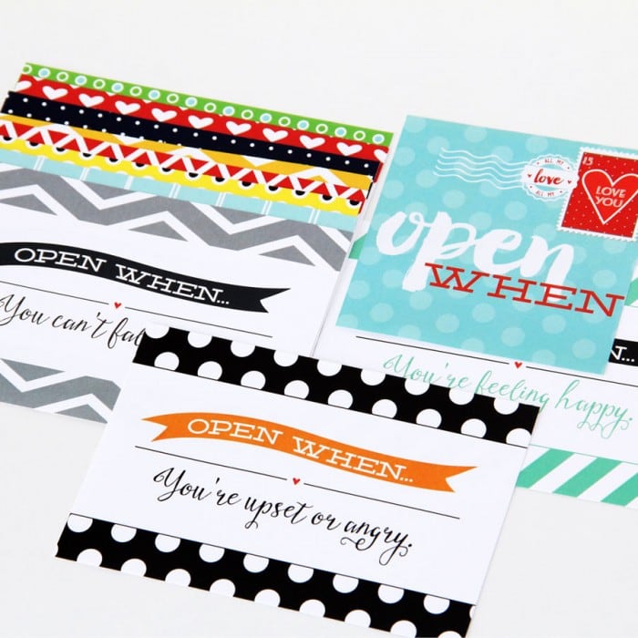 printable open when letters