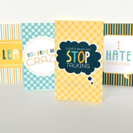 Free printable April Fool's Day Tricky Love Cards
