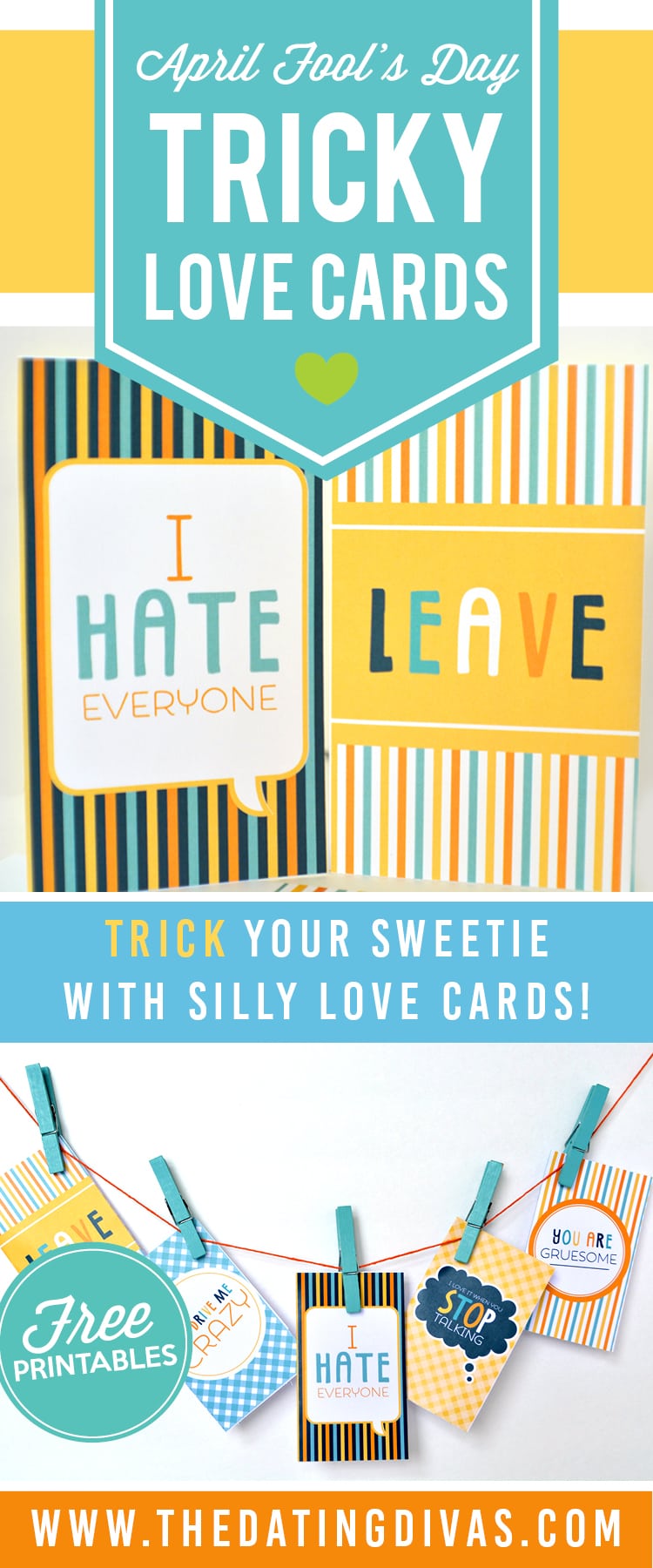 5 adorable, tricky cards for April Fool's Day!