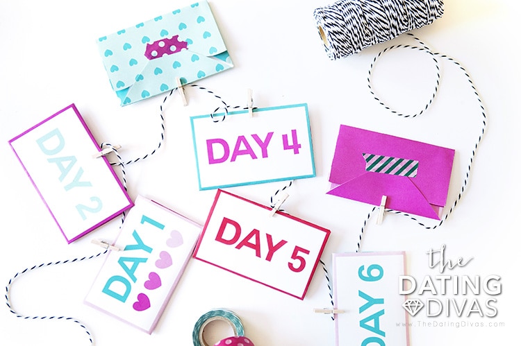 DIY Valentine's Day Countdown to Your Love