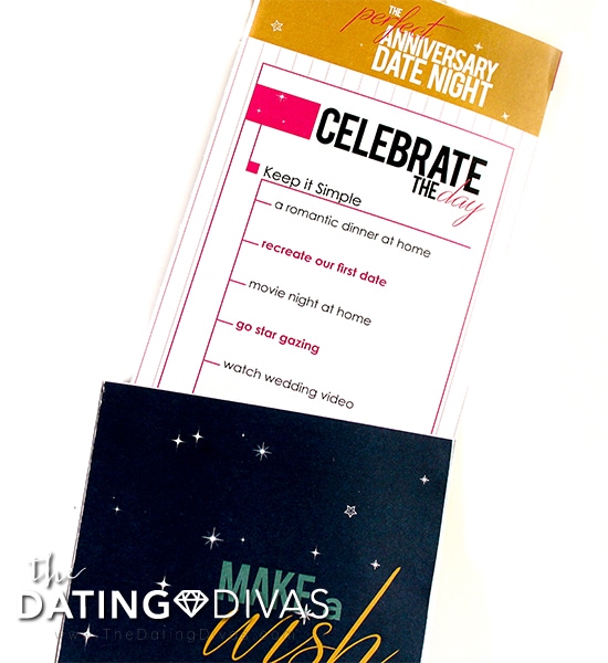 Date Night Request Forms Slip Envelope