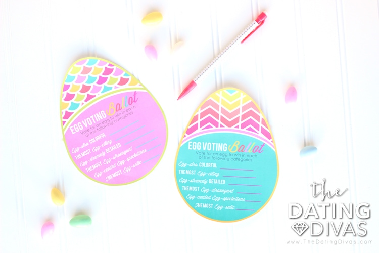 Easter Egg Decorating Printables