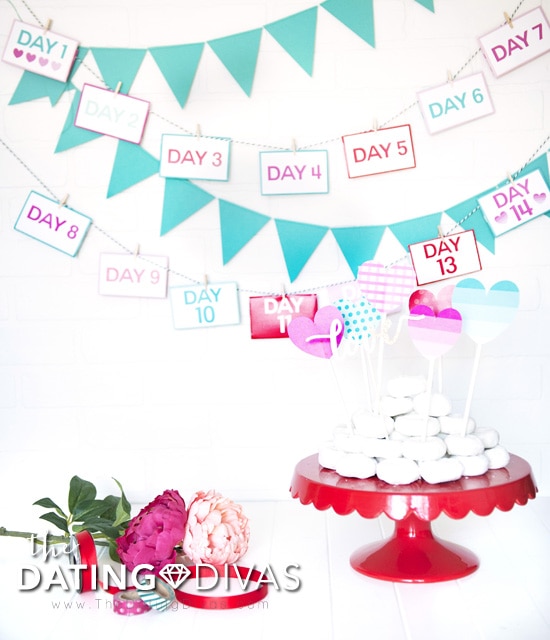 Printable Valentine's Day Countdown for your Sweetie