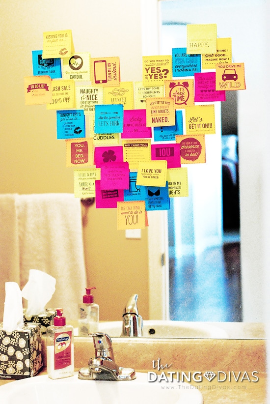 Sticky Note Love Message