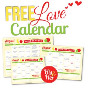 August Love Calendar