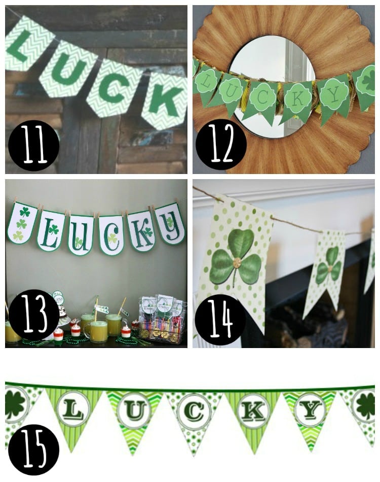 St. Patty's Day Banners ideas