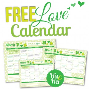 March 2016 Love Calendar