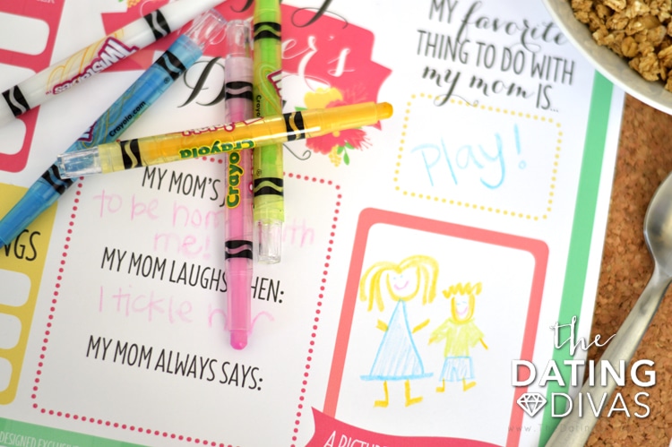 Mother s Day Printable Placemats    The Dating Divas - 52