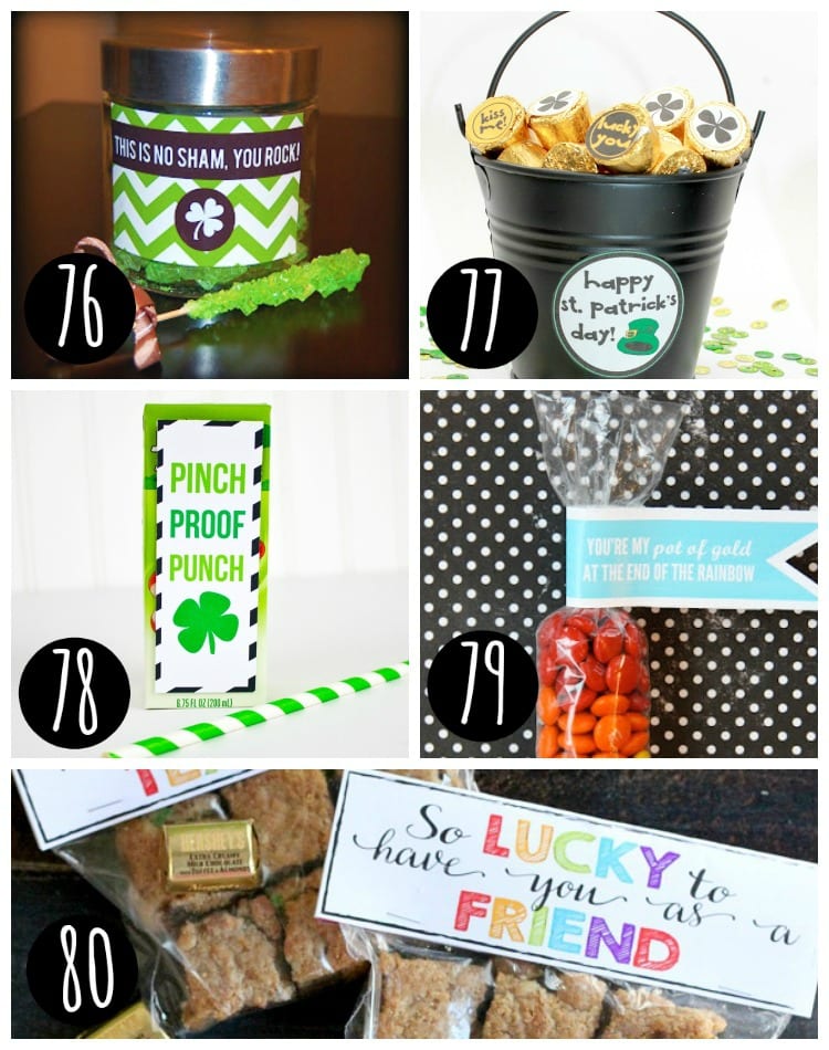 St. Patrick's Day Treats printable ideas