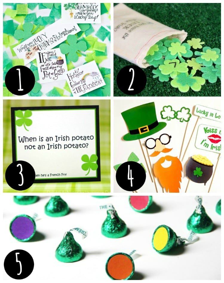 5 st patrick's day ideas collage