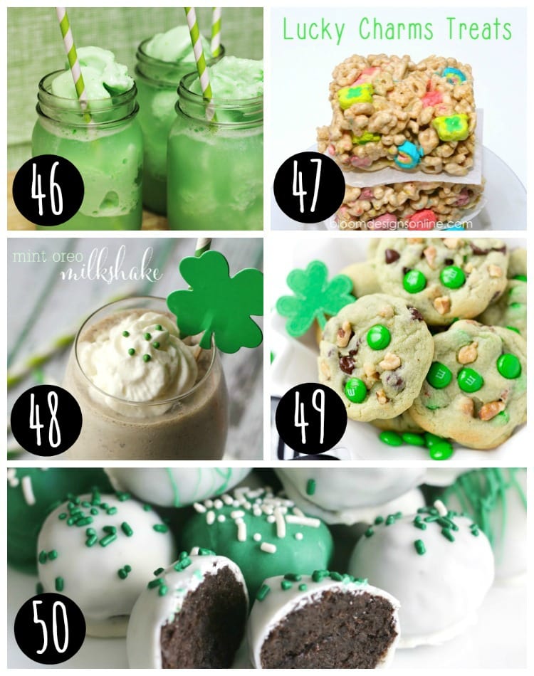 st patricks day mint oreo truffles