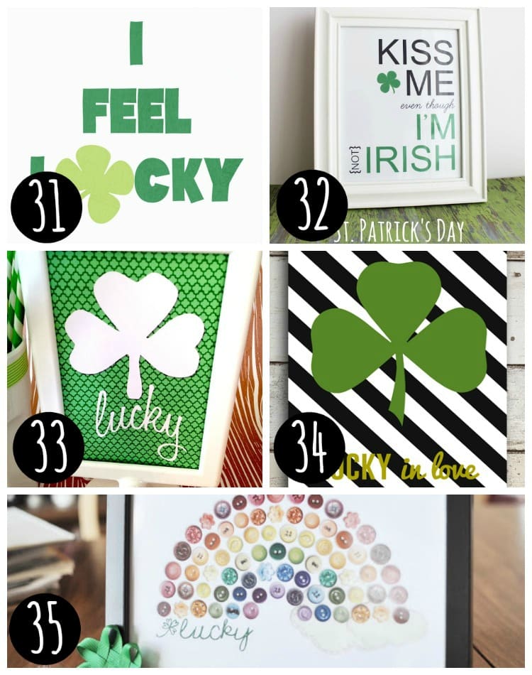 Free St. Patrick's Day Printables