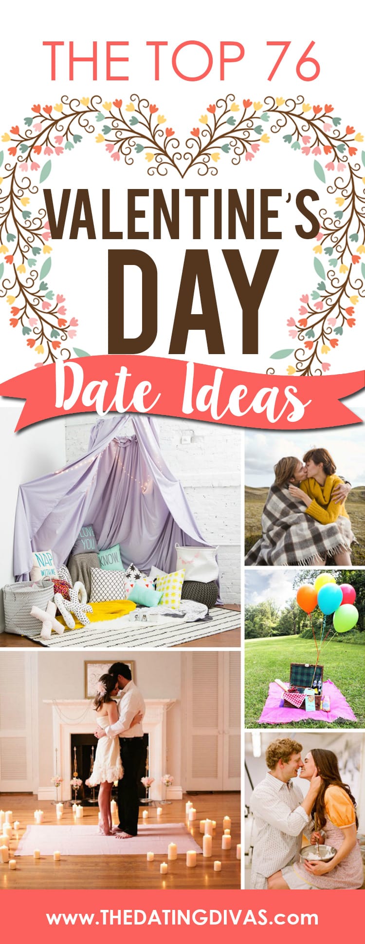 Top 76 Valentine's Day Date Ideas to try this Valentines day. :) #ValentineDayDate