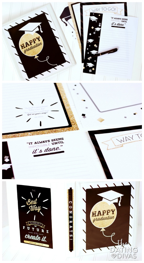 DIY Graduation Gifts Letter Binder