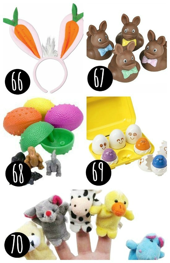 100 Candy Free Easter Baskets for Kids 2021 - 45
