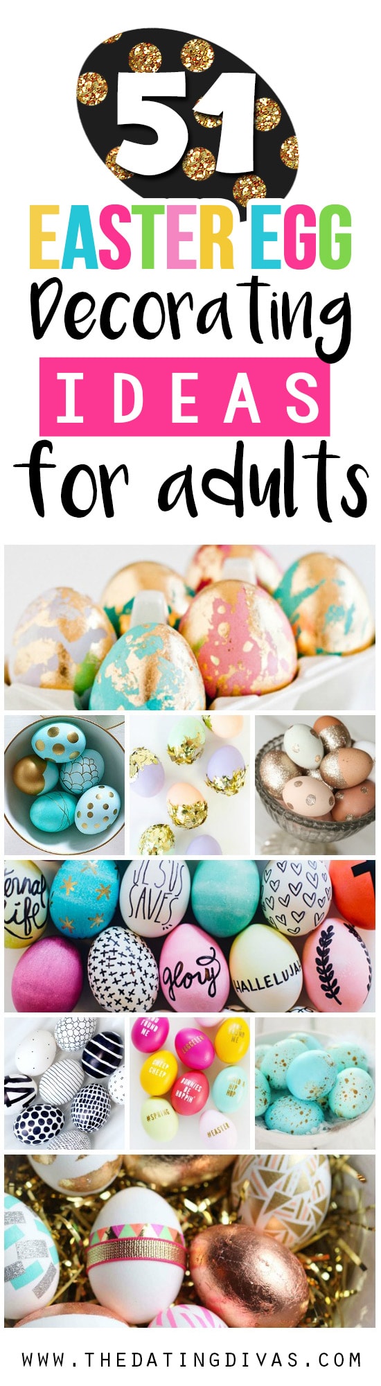 Creative Easter Egg Decorating Ideas for Adults from The Dating Divas