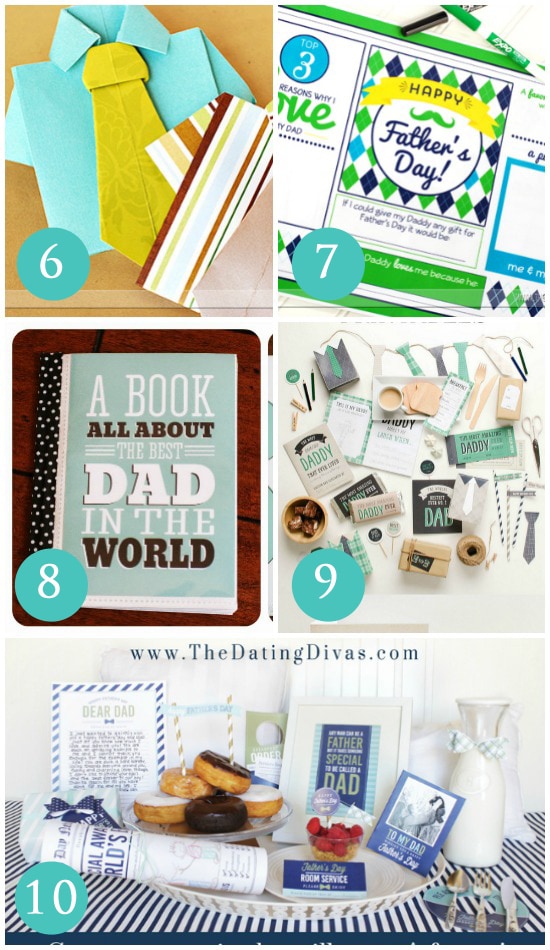 Printable Gift Ideas for Dad