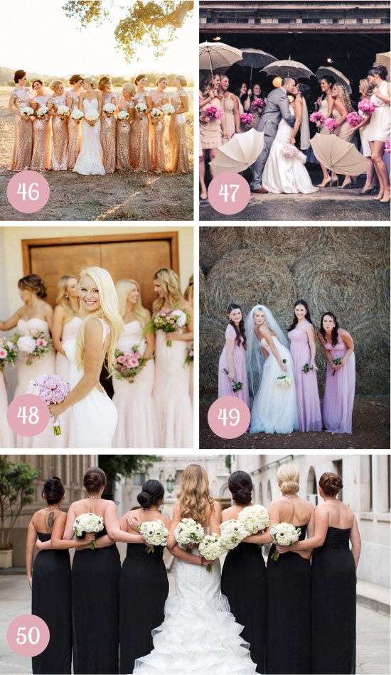 Ideas for Bridesmaids Pictures