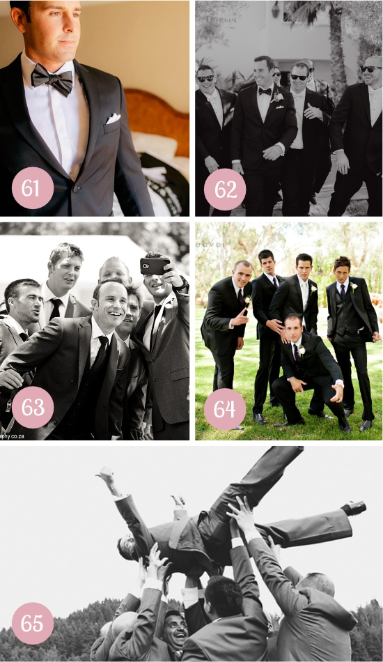 Wedding Photos of Groomsmen