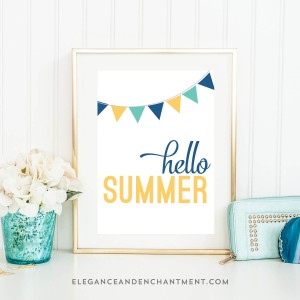 Hello Summer Poster