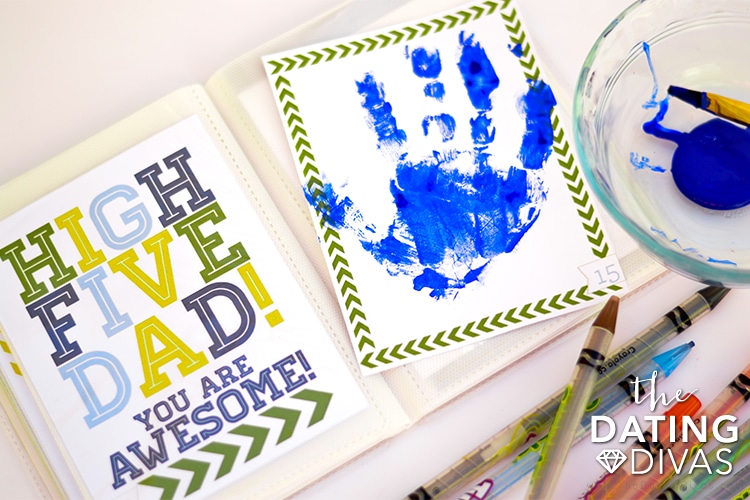 Father's Day crafts with kids hand prints