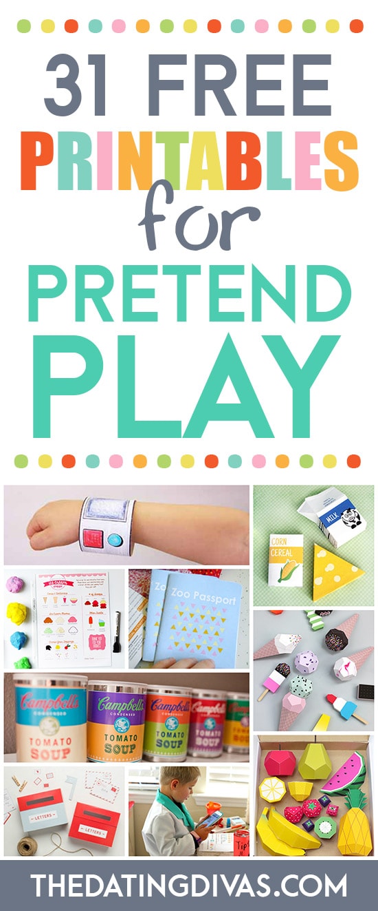 31 Free Printables for Pretend Play