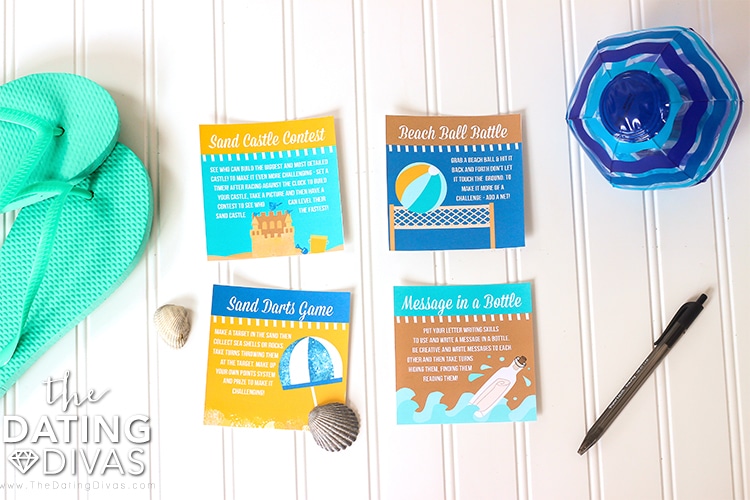 Beach Date Activity Cards