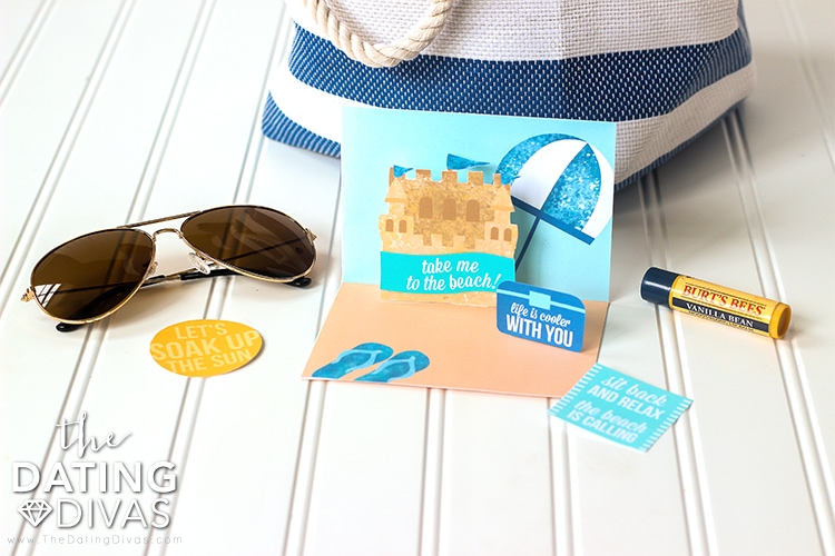 Beach Date Pop-Out Invitation