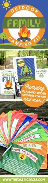 The cutest ideas for a family camp-out!