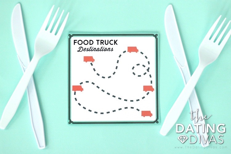 Food Truck Date Night Route Map