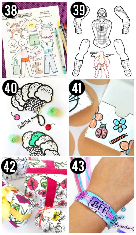 Free Craft Printables for Kids