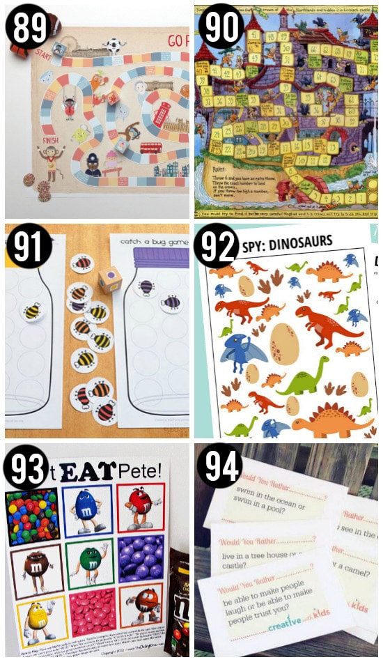 Fun Printable Games for Kids