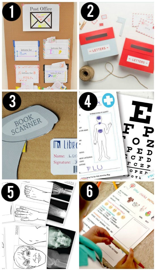 Pretend Play Printables for Kids