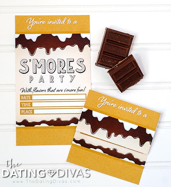 Smores Bar Date Night Invitation