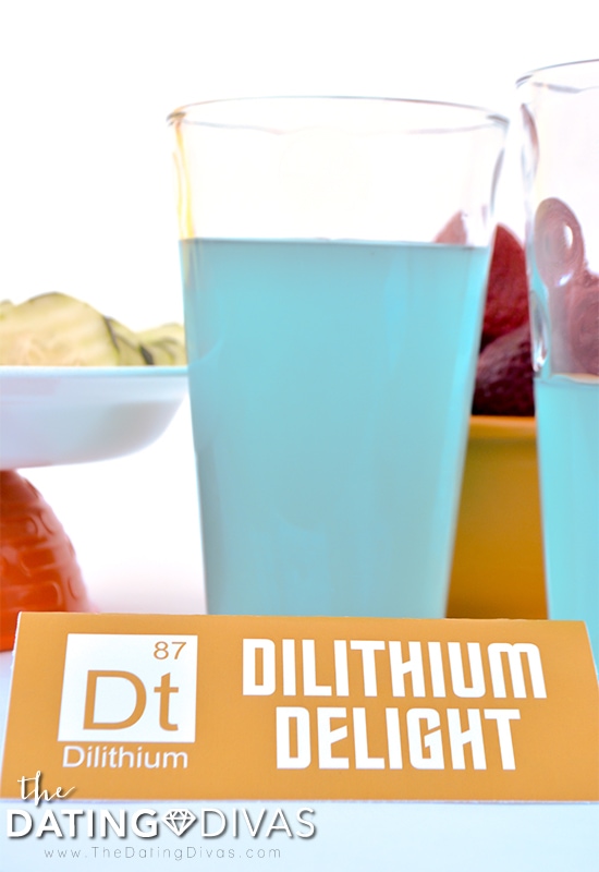 Dilithium Delight Food Tent for Star Trek Themed Date