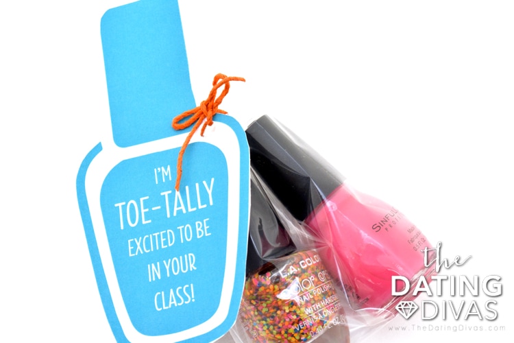 Fun nail polish tag for the new school year.