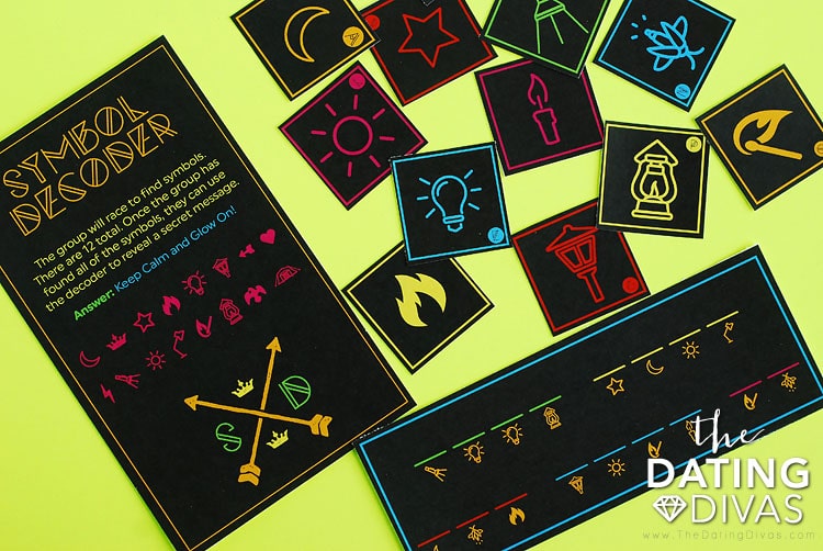 After-Dark Scavenger Hunt Symbol Decoder