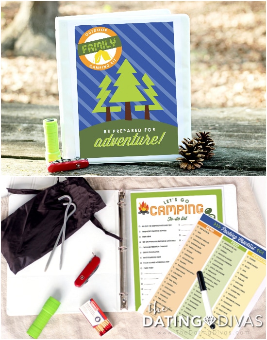 Camping Trip Planner Binder