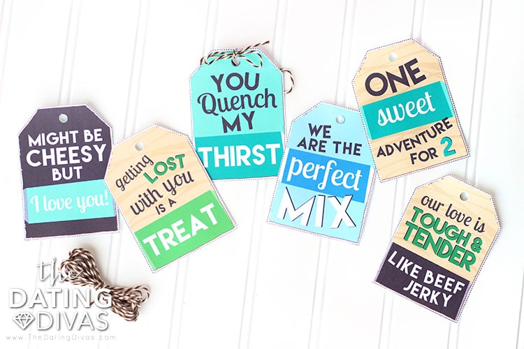 Hiking Date Snack Tags