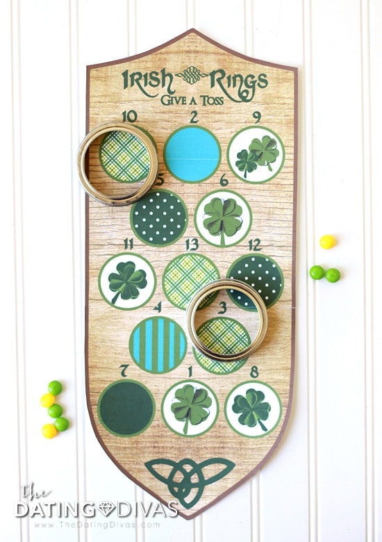 Ireland Themed Date Rings Game